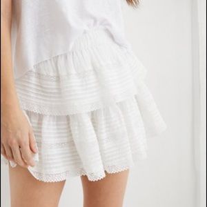 NWOT AERIE ROCK N RUFFLE SKIRT XS